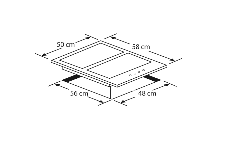 Parrilla 4 Quemadores de Gas EB-455