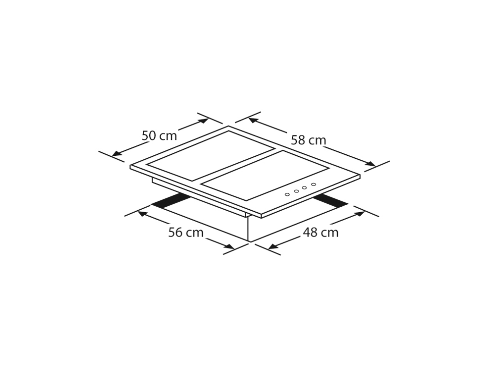 Parrilla 4 Quemadores de Gas EB-460